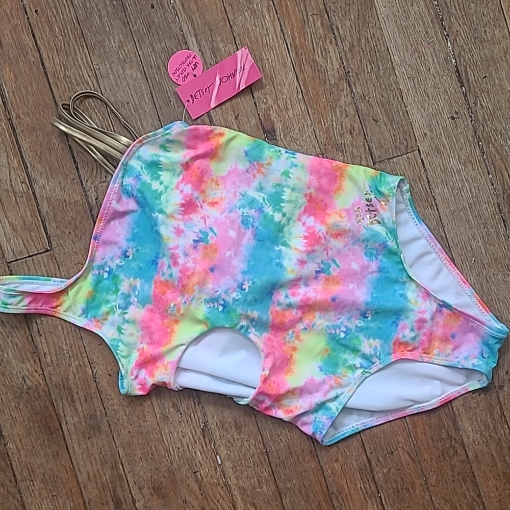 *NWT* Betsey Johnson girls size 10 swimsuit
